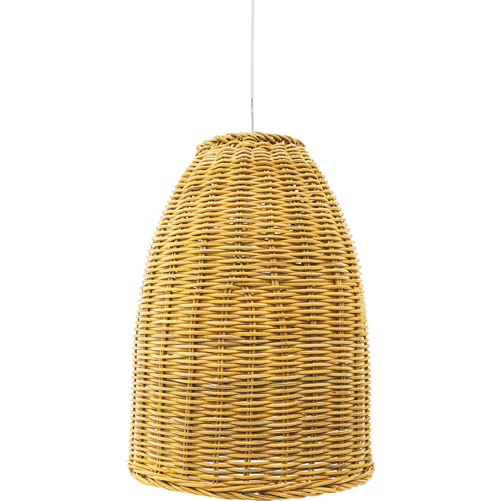 Buy Rattan Ceiling Lamp - Boho Bali Style Pendant Lamp - Lie Natural wood 60041 - in the UK
