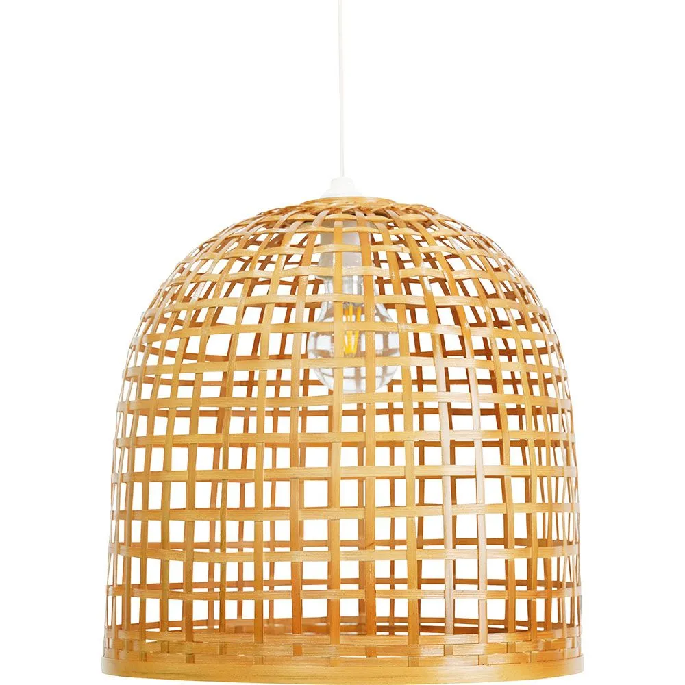 Bamboo Ceiling Lamp - Boho Bali Design Pendant Lamp - Thi image 8