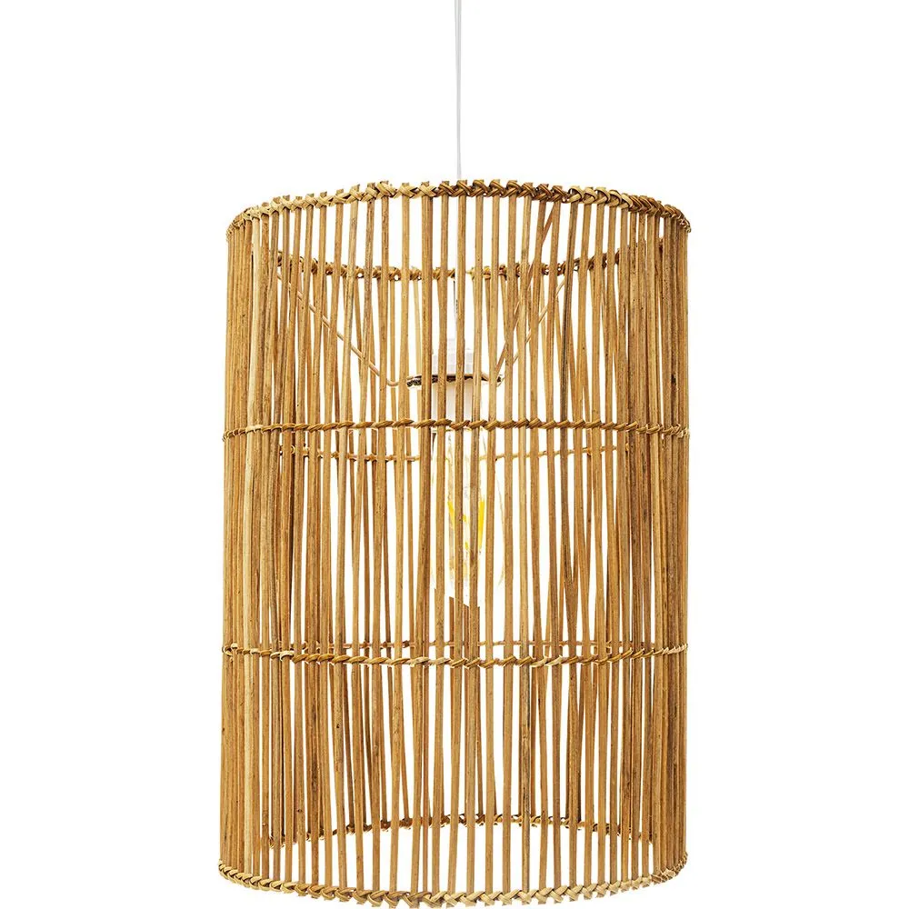 Rattan Ceiling Lamp - Boho Bali Design Pendant Lamp - An image 8