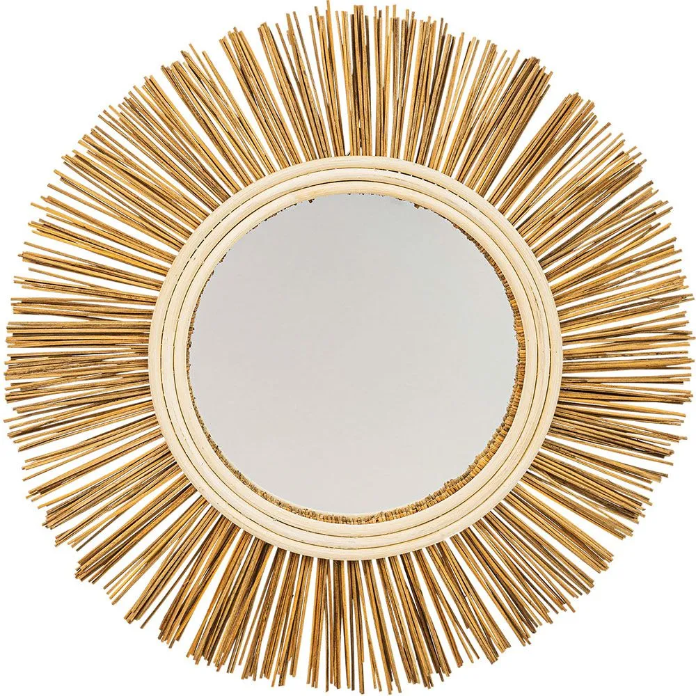 Wall Mirror - Boho Bali Round Design (60 cm) - Loi image 8