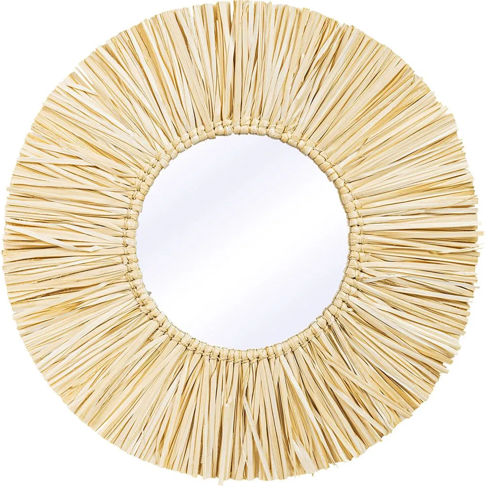 Wall Mirror - Boho Bali Round Design (60 cm) - Grel image 8