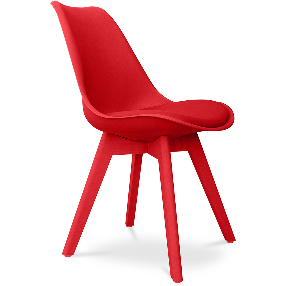  Buy Dining Chair - Scandinavian Style - Denisse Red 59277 - in the UK