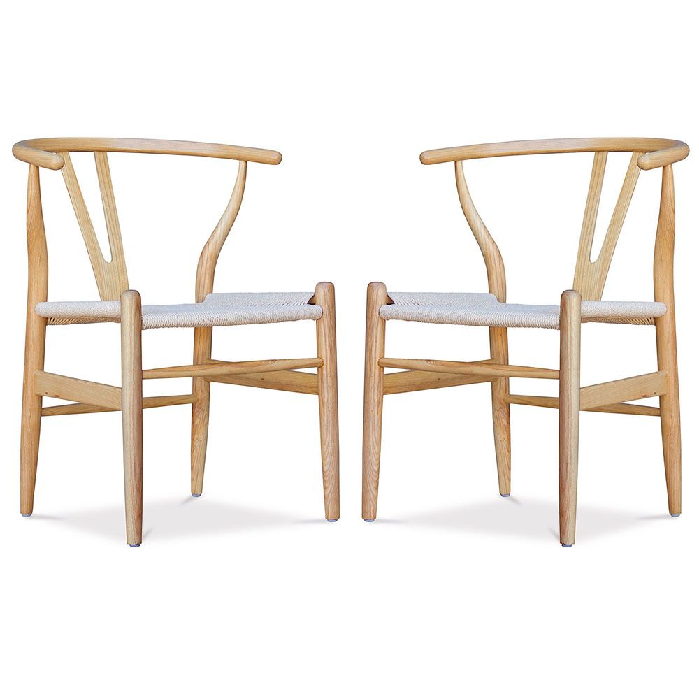 Pack of 2 Wooden Dining Chairs - Scandinavian Style - Wish image 8