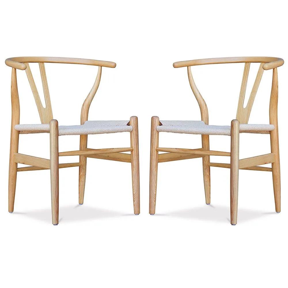 Pack of 2 Wooden Dining Chairs - Scandinavian Style - Wish image 8
