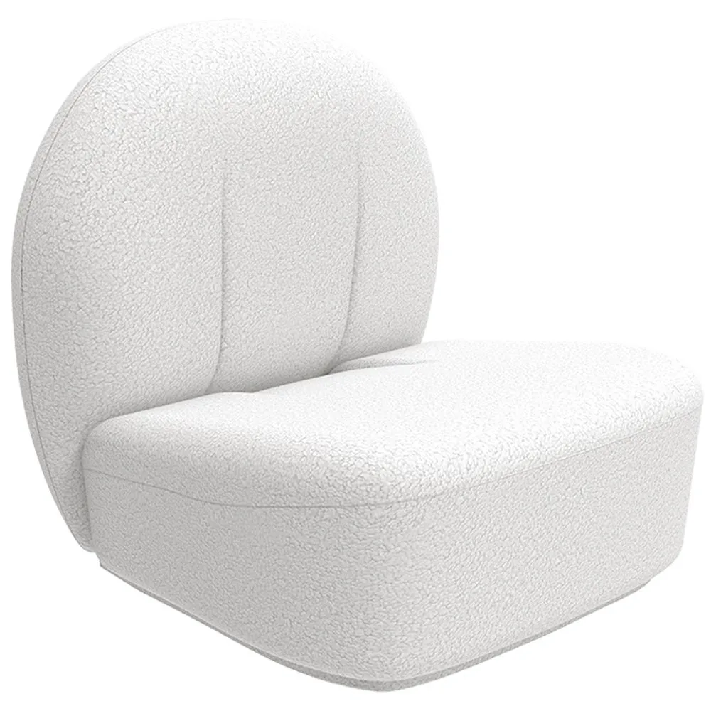 Design Armchair - Upholstered in Bouclé Fabric - Loraine image 8