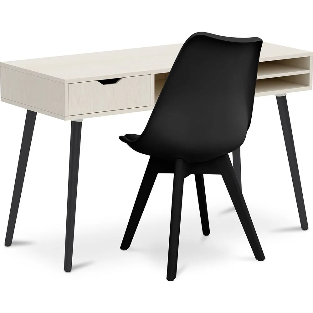 Wooden Desk Set - Scandinavian Design - Beckett + Dining Chair - Scandinavian Design - Denisse image 8