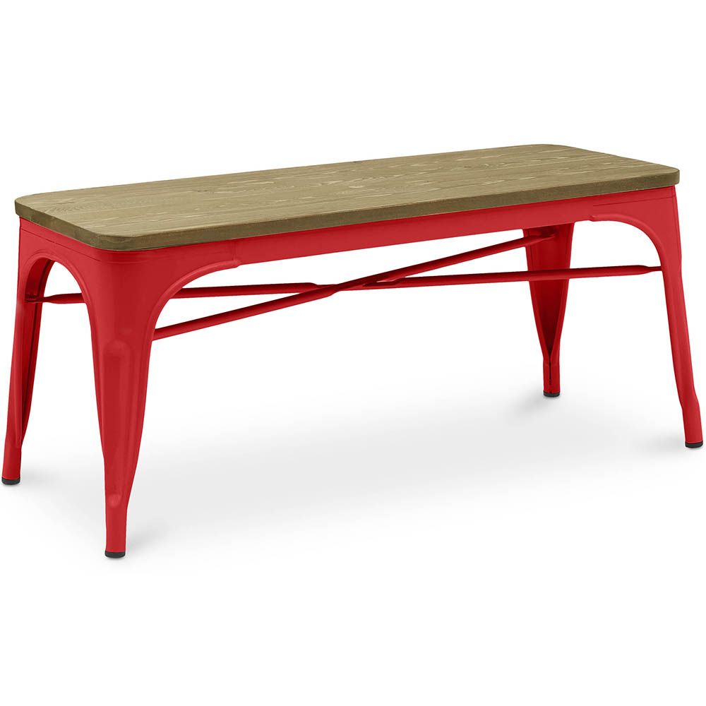 Bench - Industrial Design - Wood and Metal - Stylix image 8