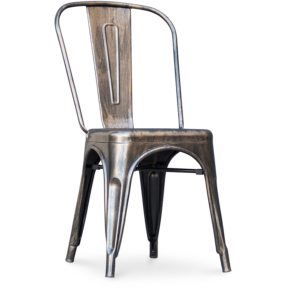  Buy Dining Chair - Industrial Design - Steel - New Edition - Stylix Metallic bronze 60136 - in the UK
