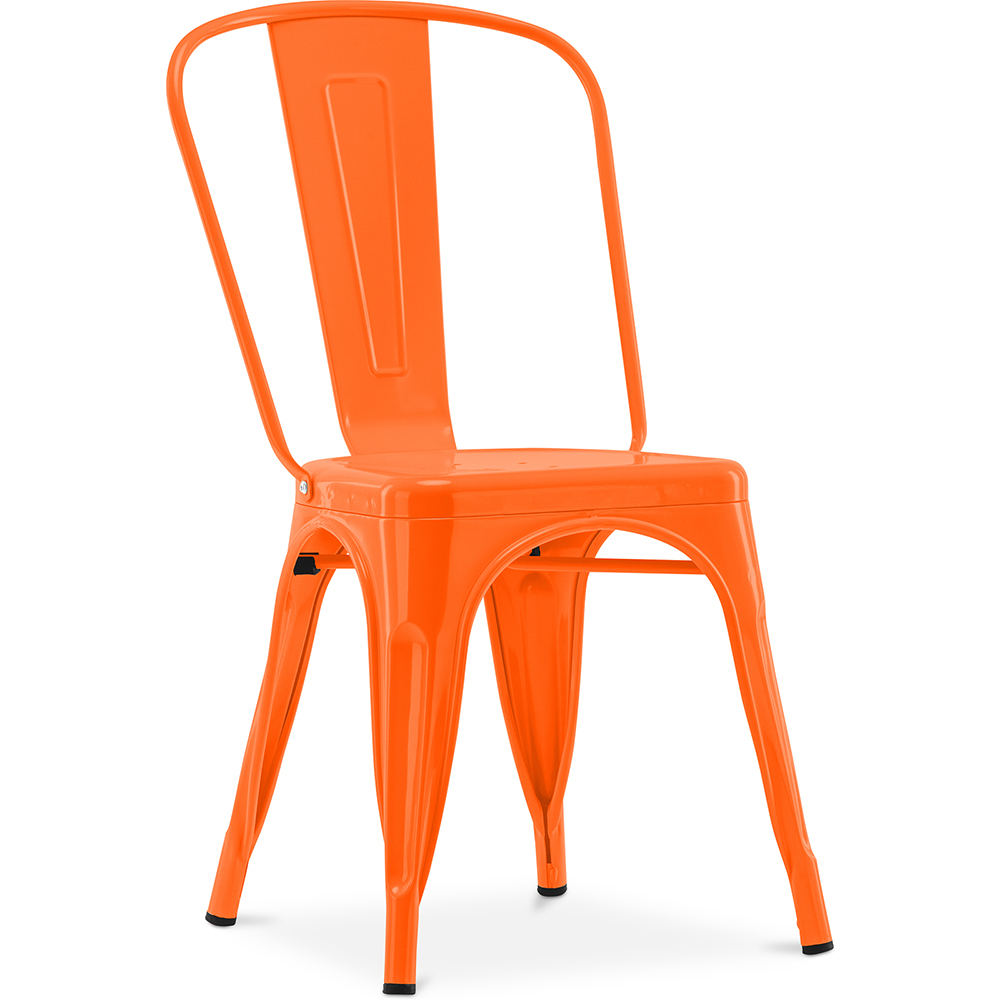  Buy Dining Chair - Industrial Design - Steel - New Edition - Stylix Orange 60136 - in the UK