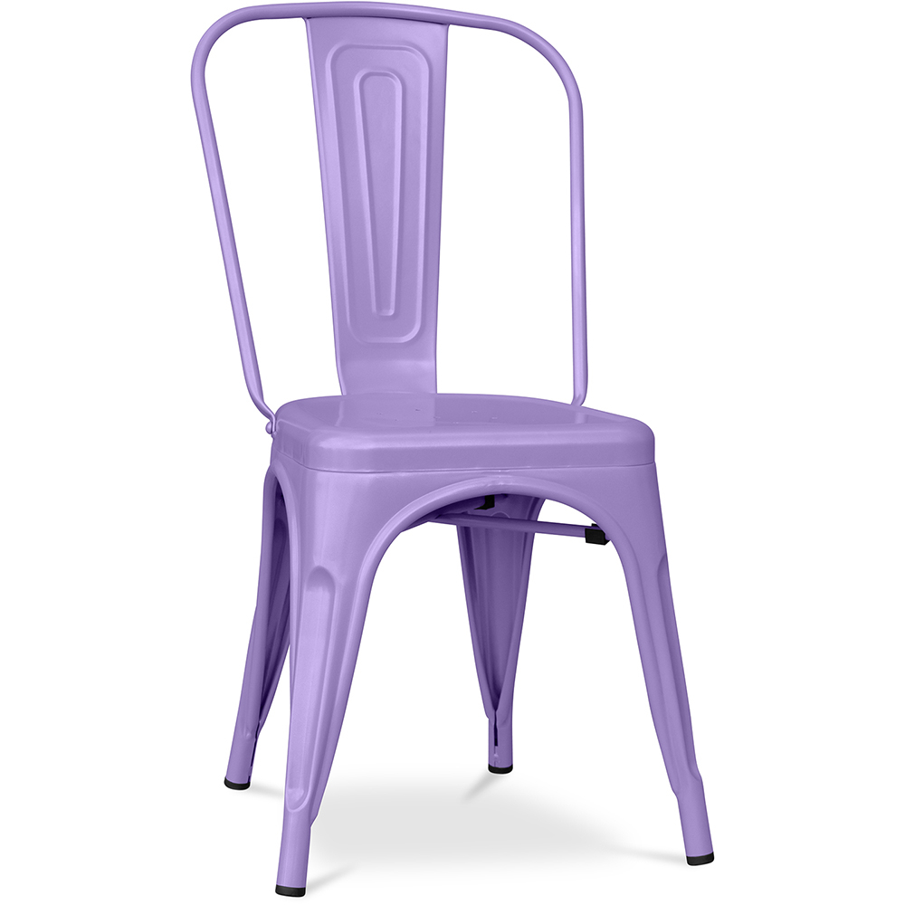  Buy Dining Chair - Industrial Design - Steel - Matt - New Edition -Stylix Pastel purple 60147 - in the UK
