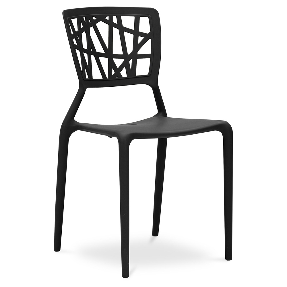  Buy Outdoor Chair - Design Garden Chair - Viena Black 29575 - in the UK