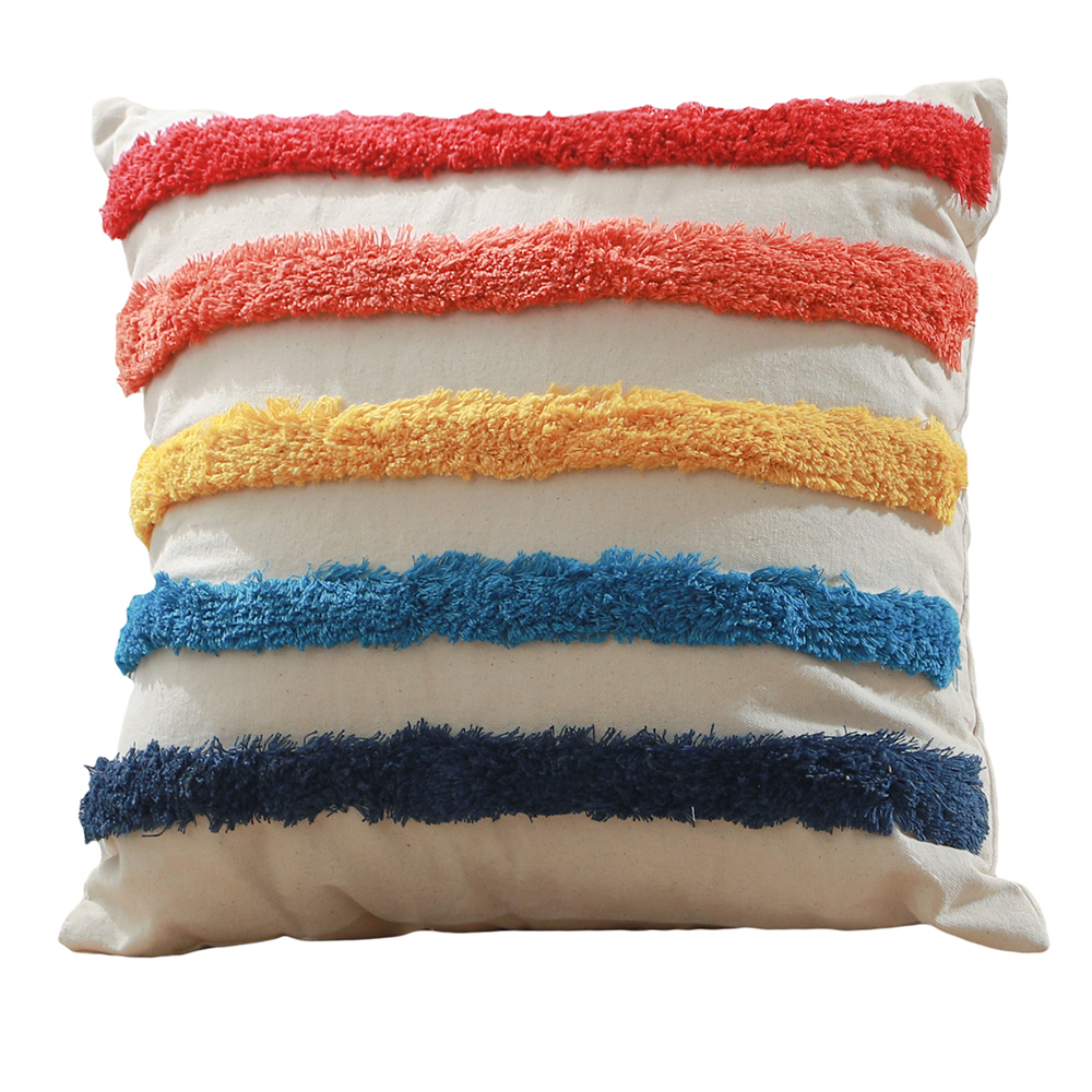 Buy Boho Bali Style Cushion - Cover and Filling Included - Manisha Multicolour 60162 - in the UK