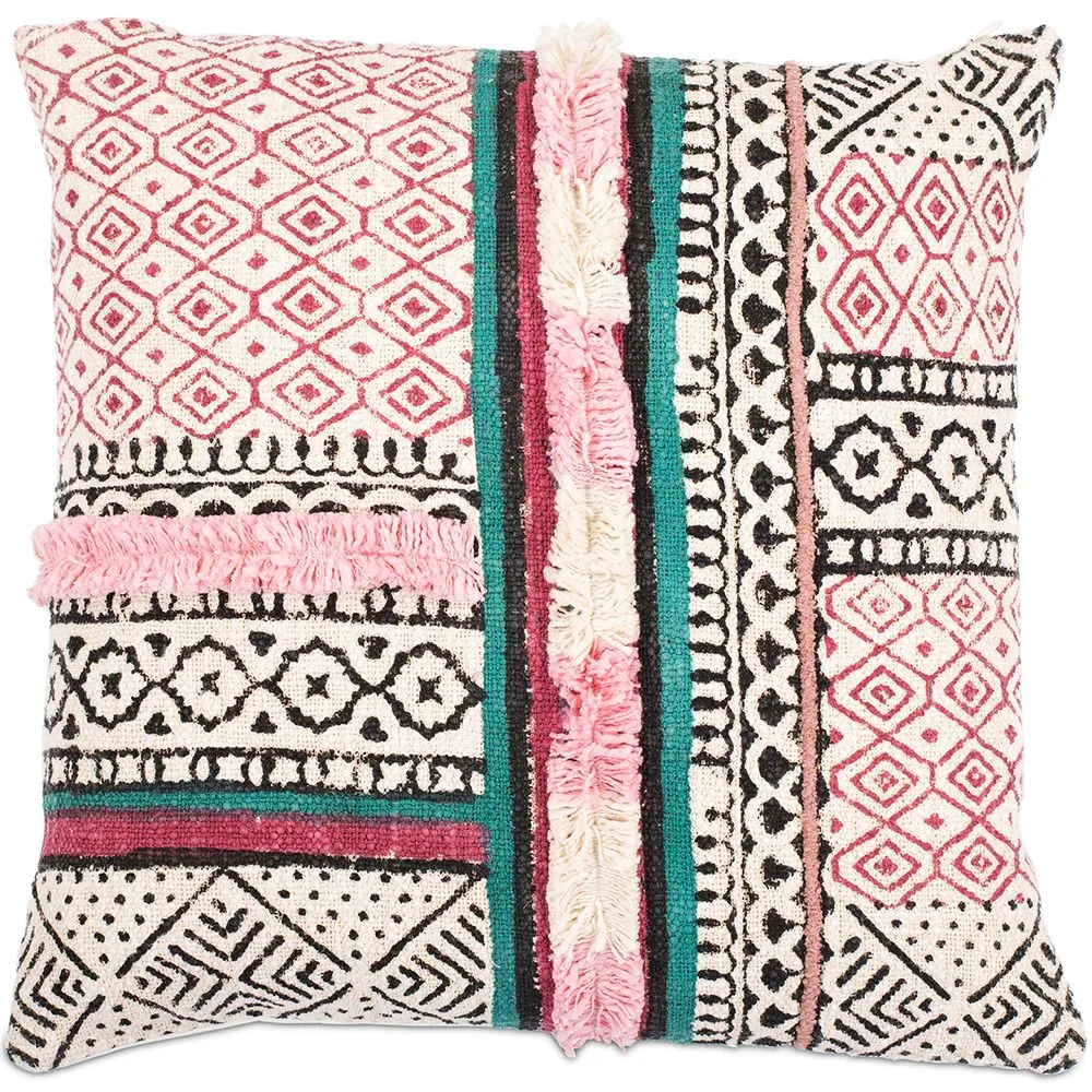 Boho Bali Style Cushion - Cover and Filling Included - Cecilia image 8
