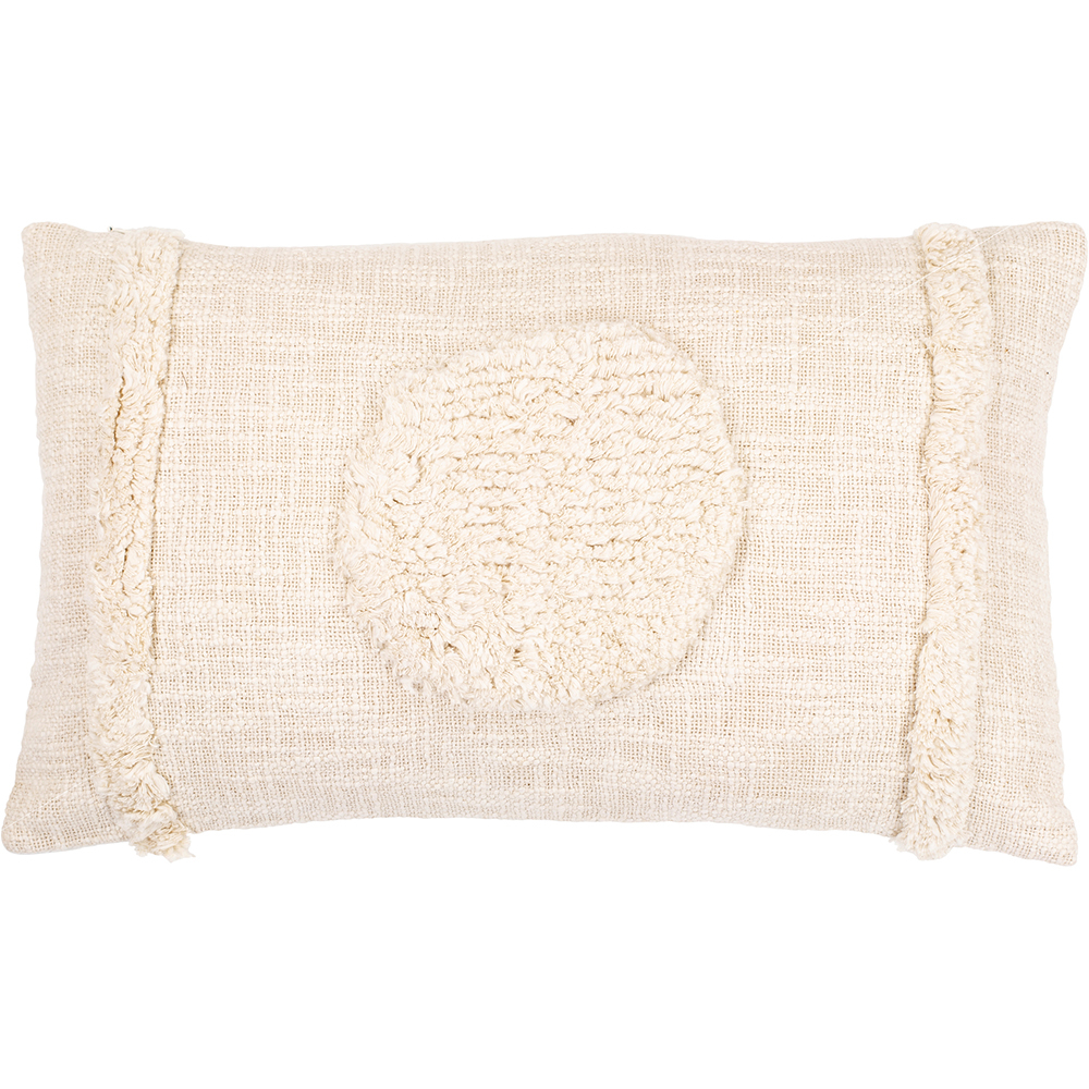  Buy Boho Bali Style Cushion - Cover and Filling Included - Fiona White 60181 - in the UK
