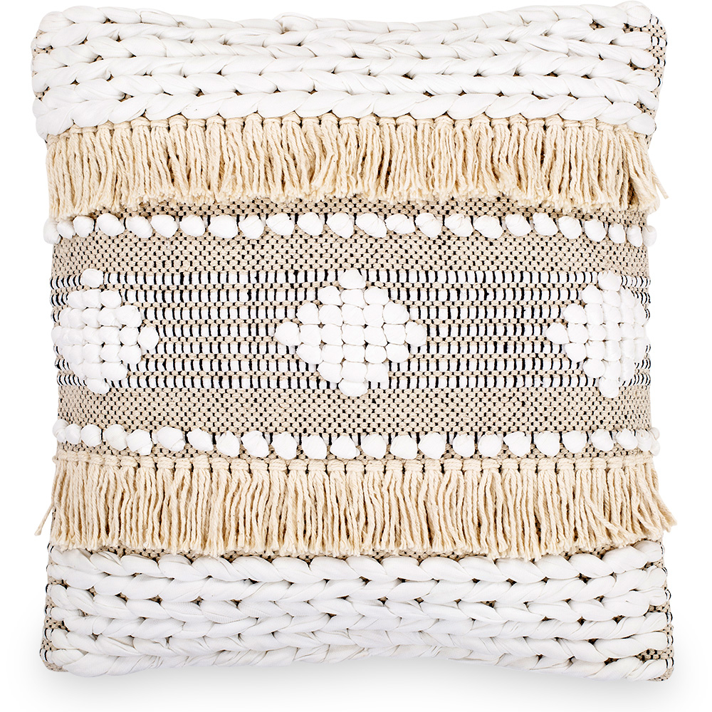  Buy Boho Bali Style Cushion - Cover and Filling Included - Erin Multicolour 60227 - in the UK