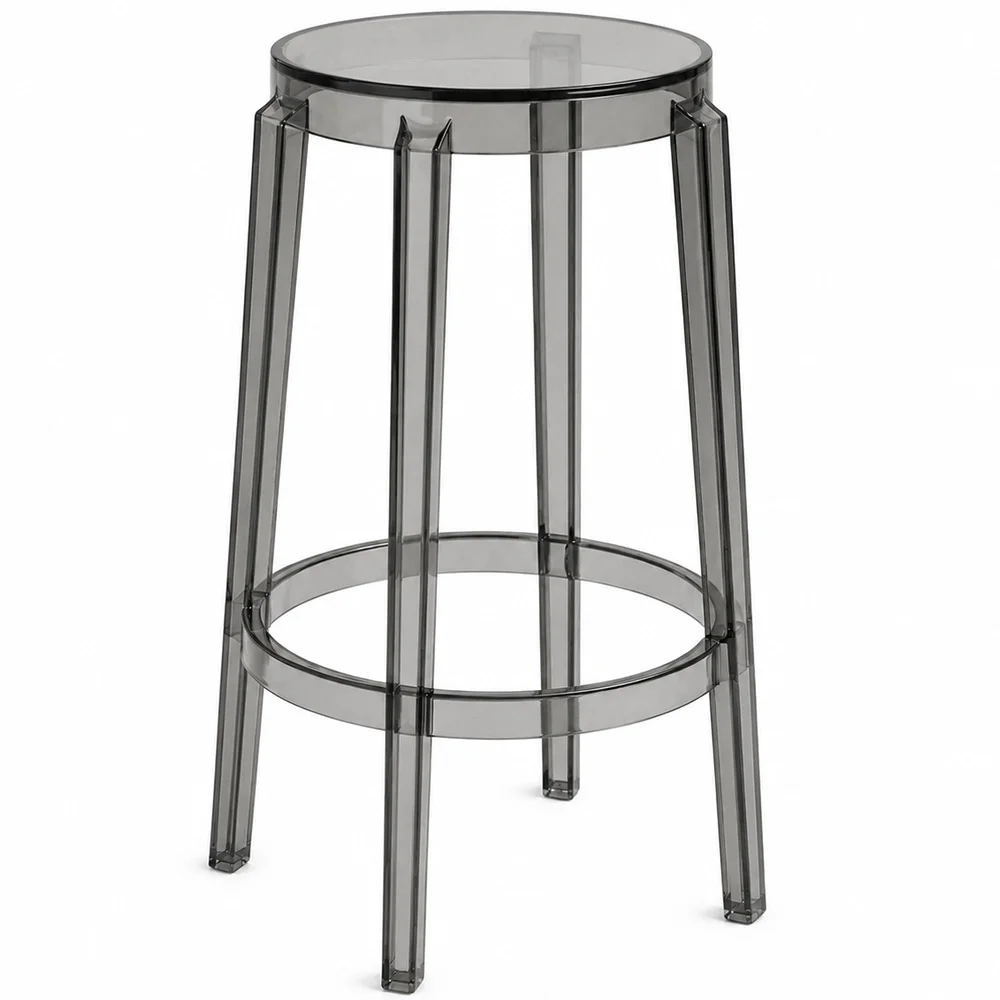Transparent Design Stool - 65cm - Arthur image 8