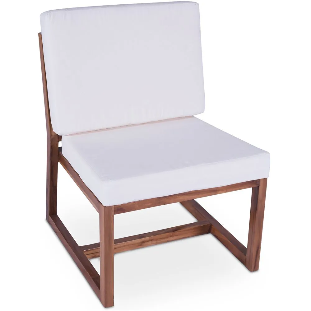 Wooden Lounge Chair - Boho Bali Style Design Chair - Glan image 8