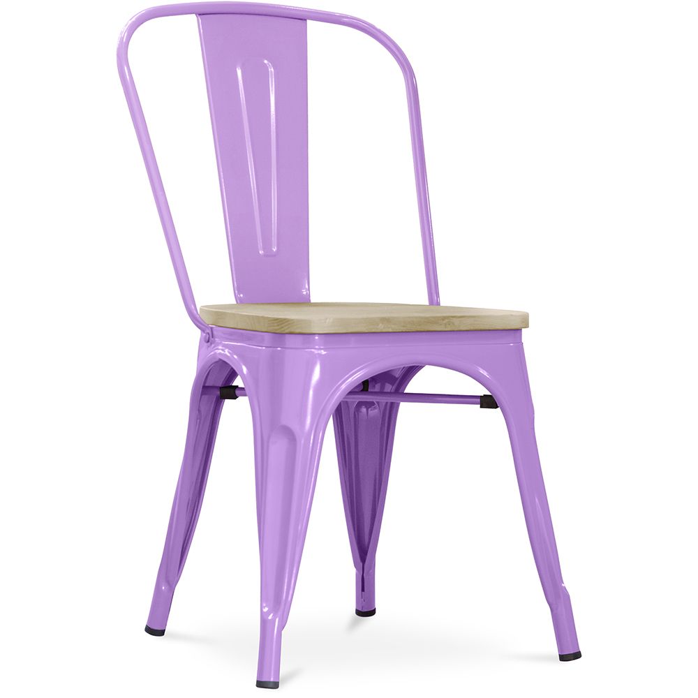 Dining Chair - Industrial Design - Wood and Steel - Stylix image 8