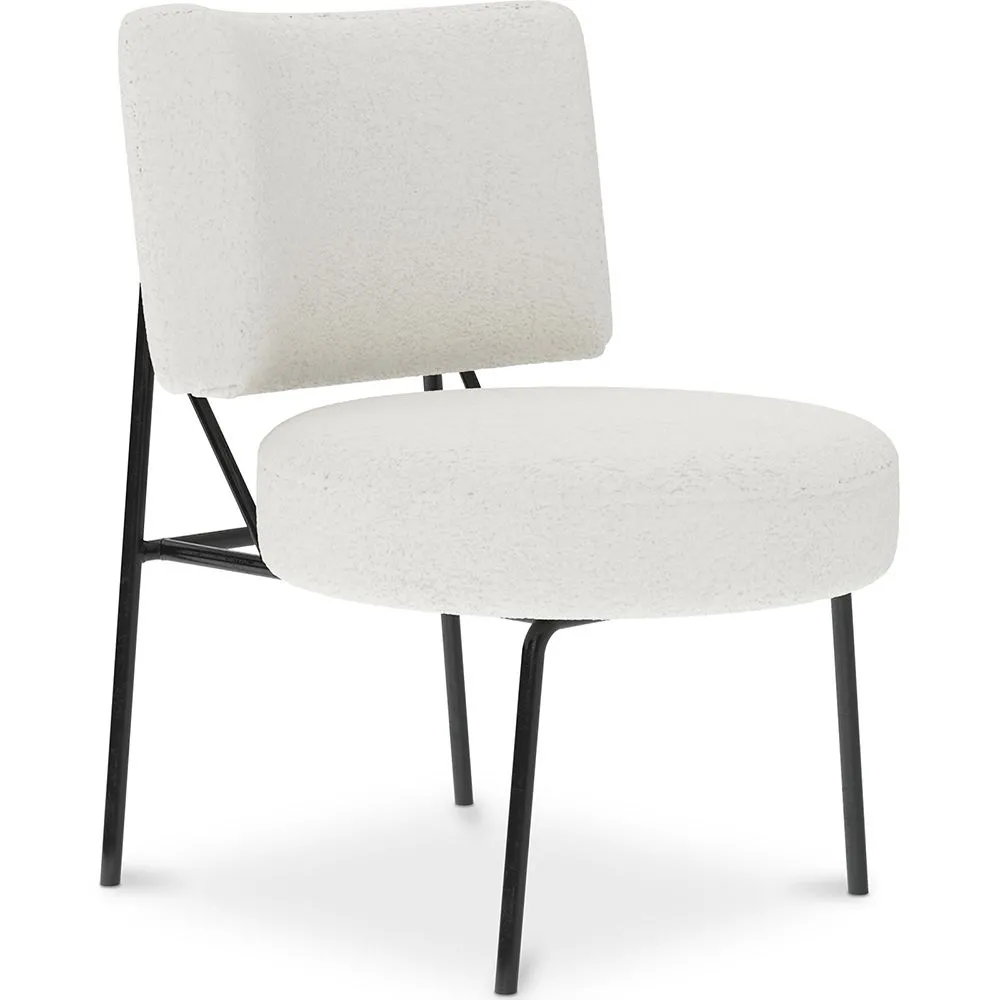 Armchair Upholstered in Bouclé Fabric - Jerna image 8