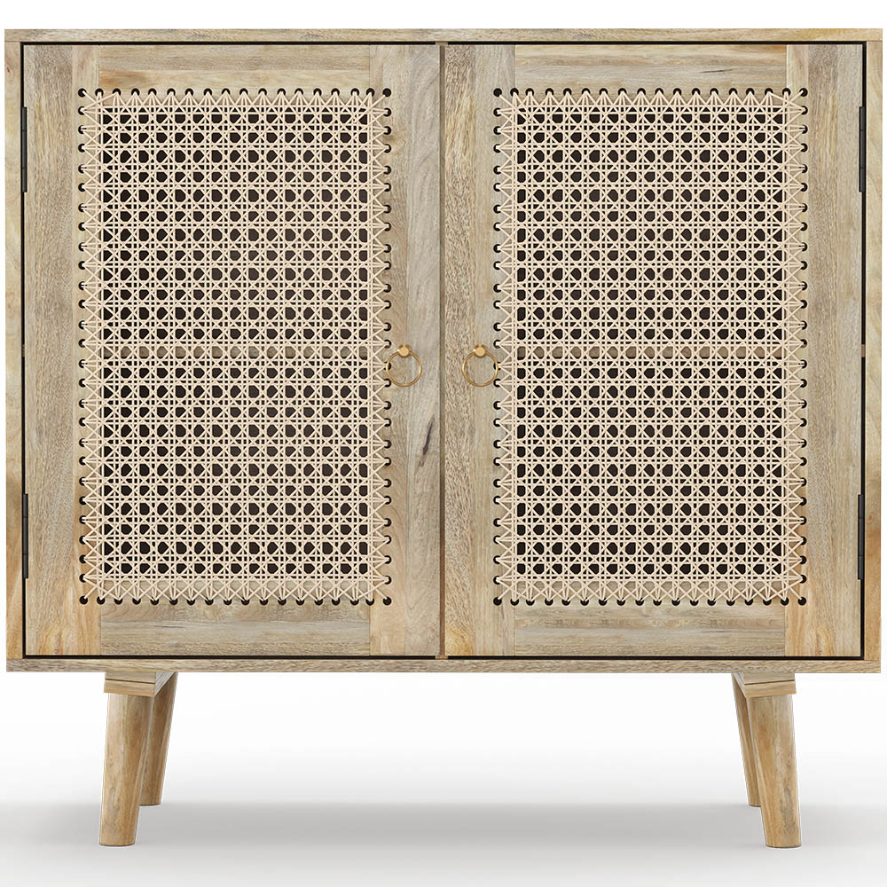  Buy Wooden Sideboard - Boho Bali Design - Ega Natural wood 60374 - in the UK