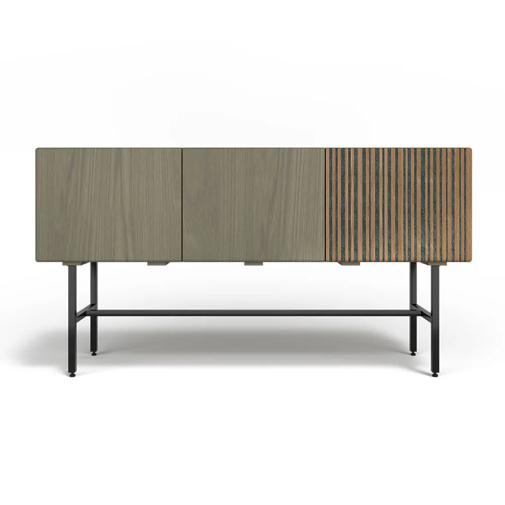 Wooden Sideboard - Vintage Design - 2 doors - Calabri image 8