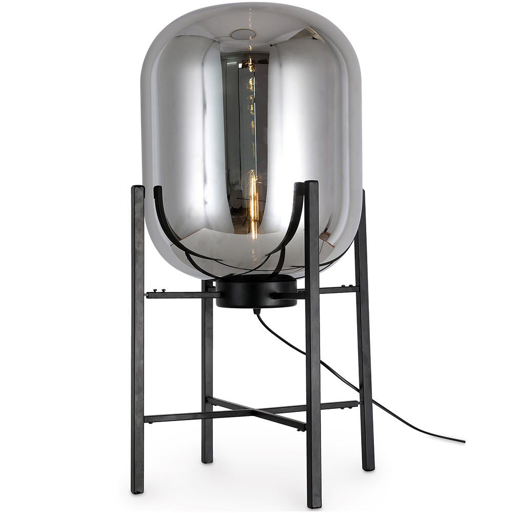  Buy Design Floor Lamp - Living Room Lamp - Large - Grau Smoke 60398 - in the UK