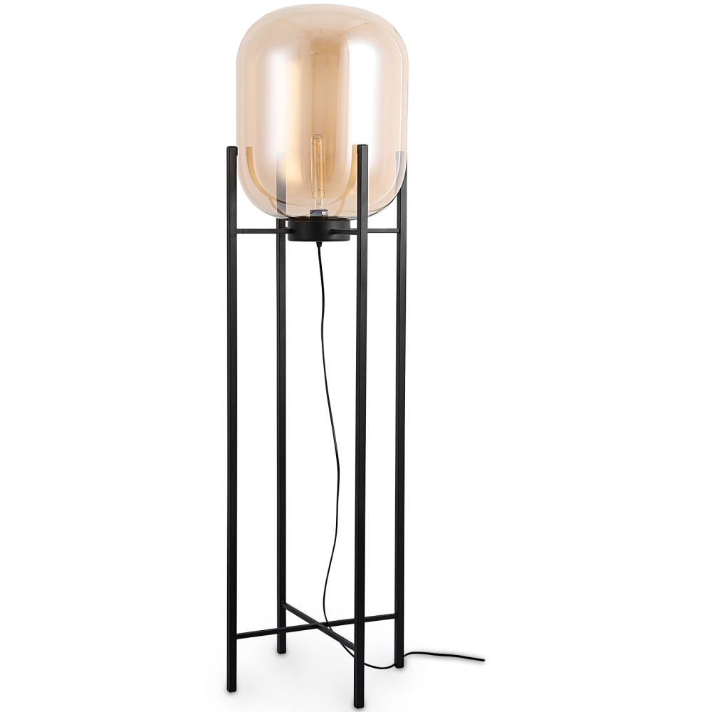  Buy Design Floor Lamp - Living Room Lamp - Grau Amber 60400 - in the UK
