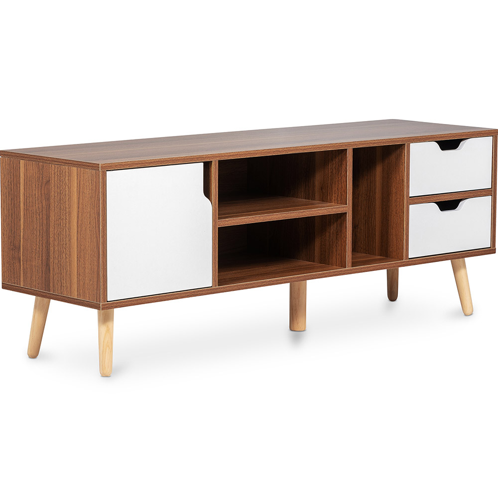  Buy Wooden TV Stand - Scandinavian Design - Lubi Natural wood 60409 - in the UK
