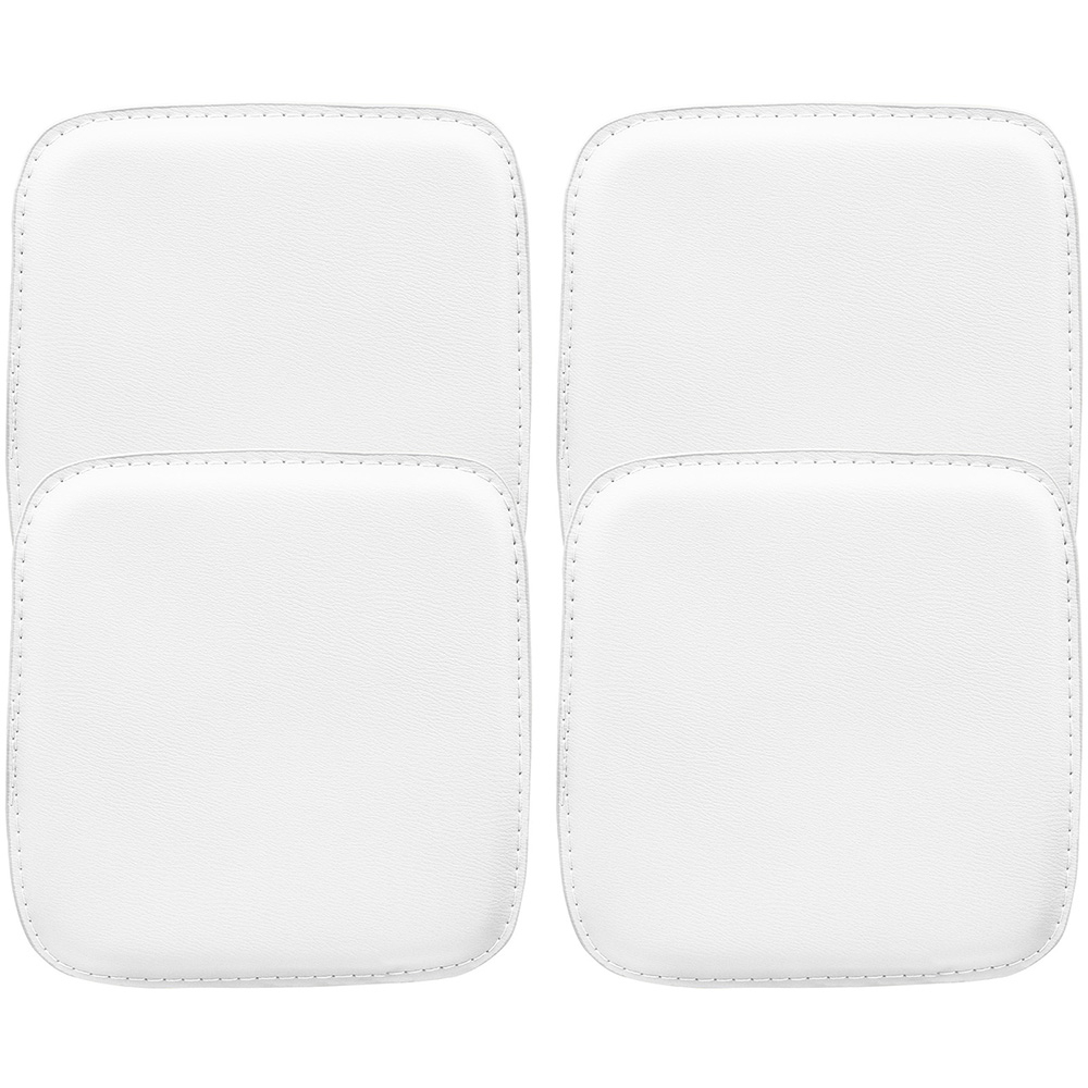  Buy Pack of 4 Magnetic Cushions for Stool - Faux Leather - Stylix White 60463 - in the UK