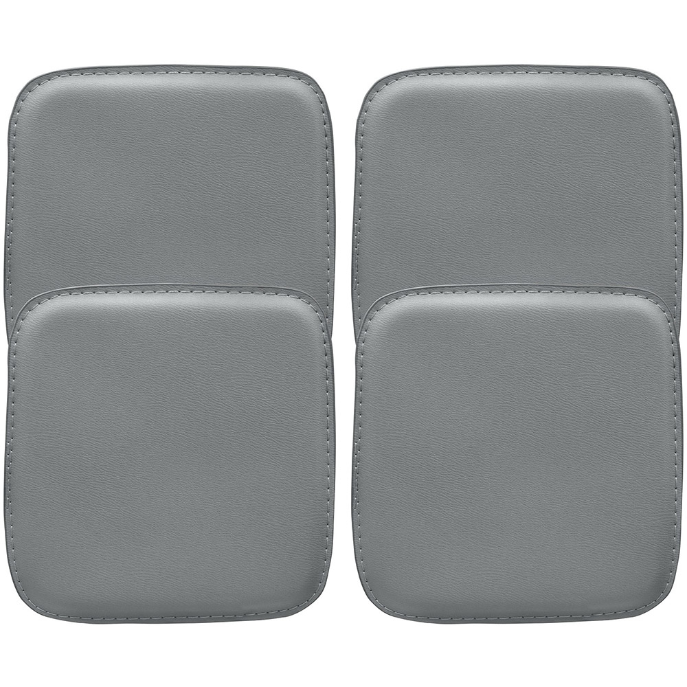  Buy Pack of 4 Magnetic Cushions for Stool - Faux Leather - Stylix Grey 60463 - in the UK