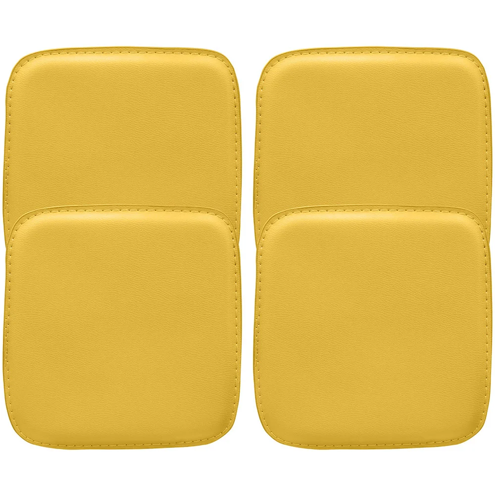 Pack of 4 Magnetic Cushions for Square Seat Chair – Faux Leather – Stylix image 8