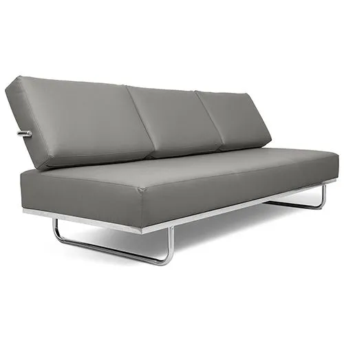 Polyurethane Leather Upholstered Sofa Bed - 3 Seater - Kart image 8