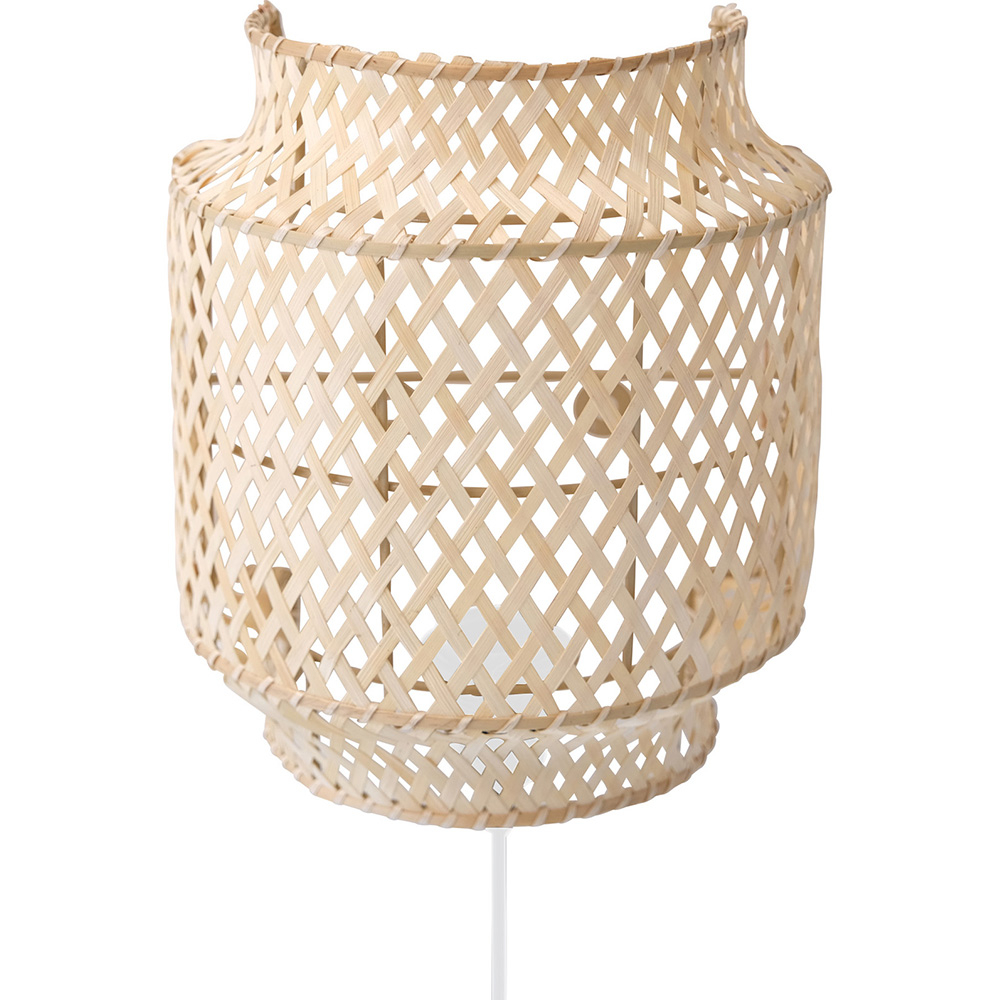  Buy Wall Lamp - Boho Bali Bamboo Design - Hya Natural 60485 - in the UK