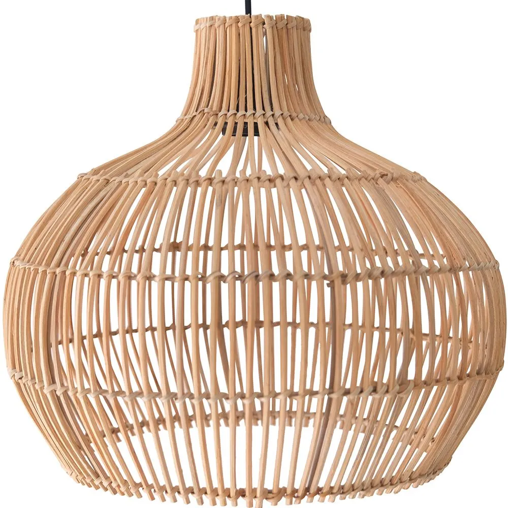 Lámpara de Techo de Ratán - Lámpara Colgante Diseño Boho Bali - Elan image 8