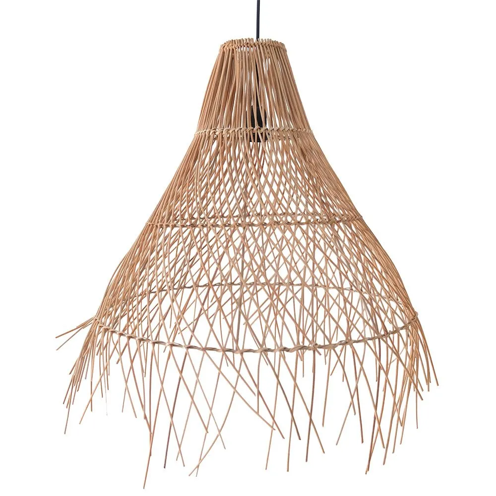 Lámpara de Techo de Ratán - Lámpara Colgante Diseño Boho Bali - Trui image 8