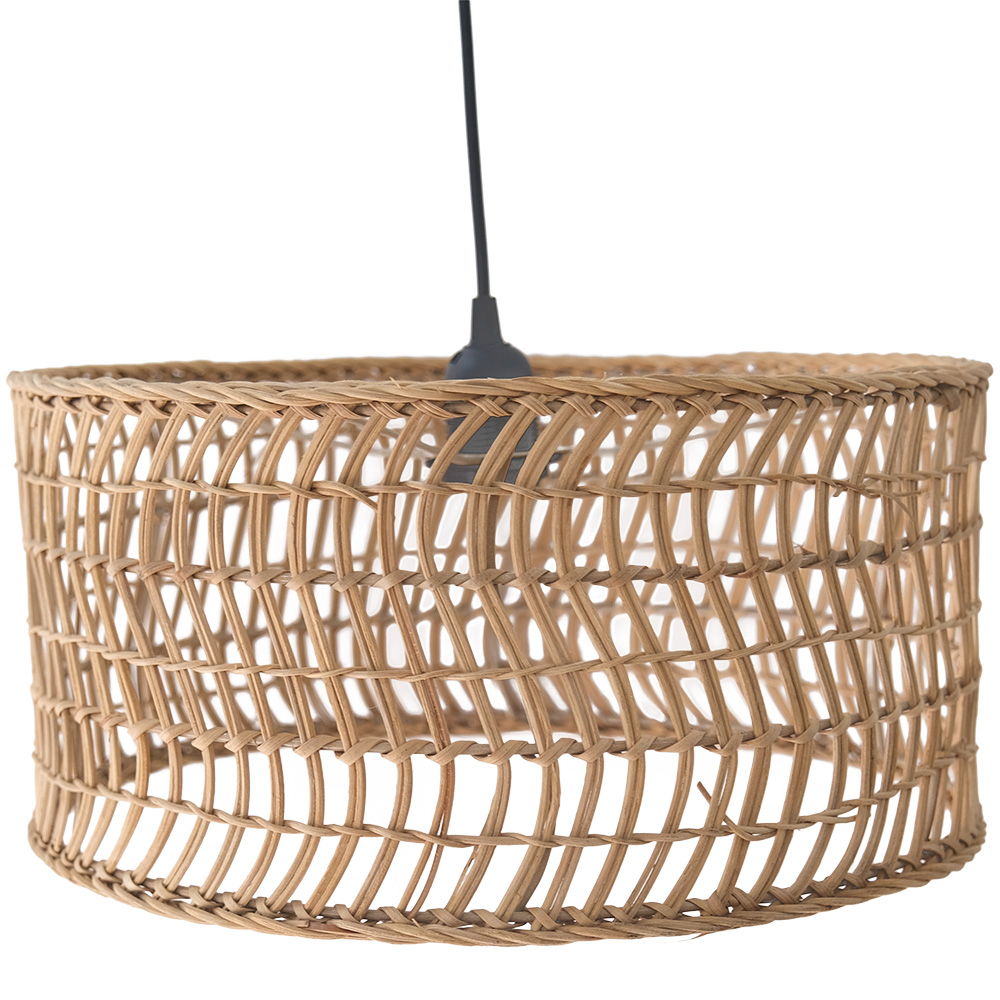 Rattan Ceiling Lamp - Boho Bali Design Pendant Lamp - Beri image 8