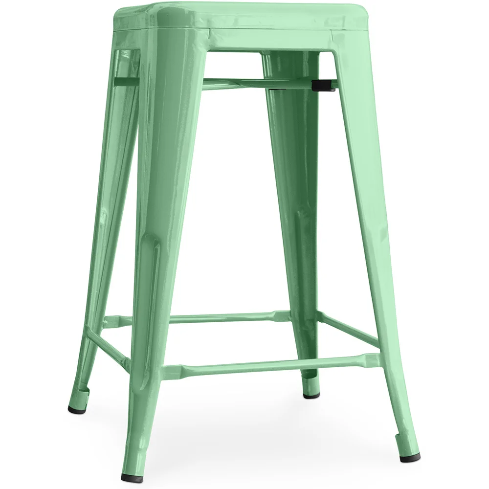 Bar Stool - Industrial Design - 60cm - New Edition - Stylix image 8