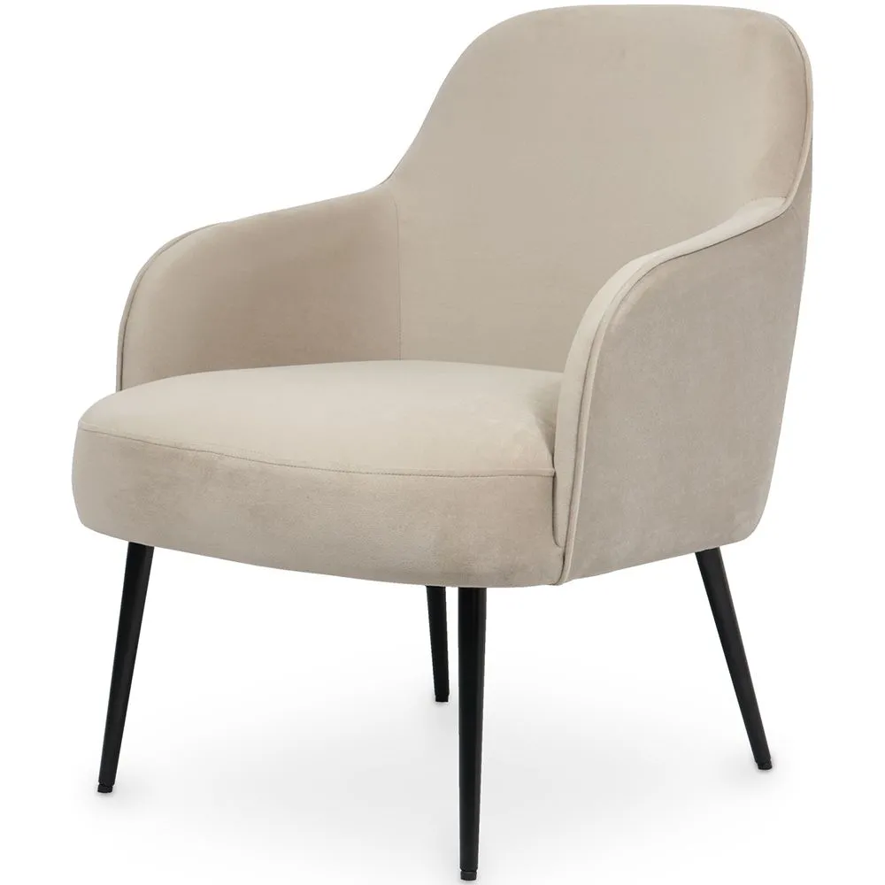Velvet upholstered Armchair - Hyra image 8