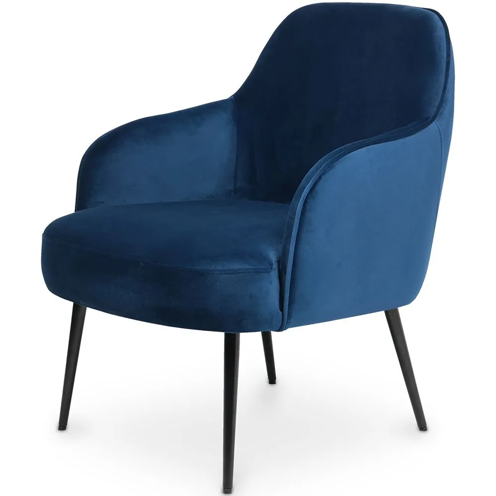 Velvet upholstered Armchair - Hyra image 8