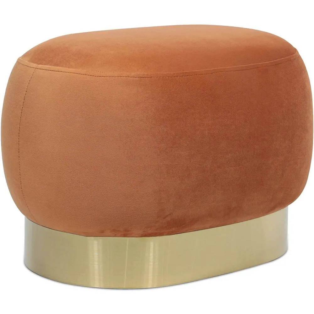 Pouf - Velvet and Metal - Luxe image 8