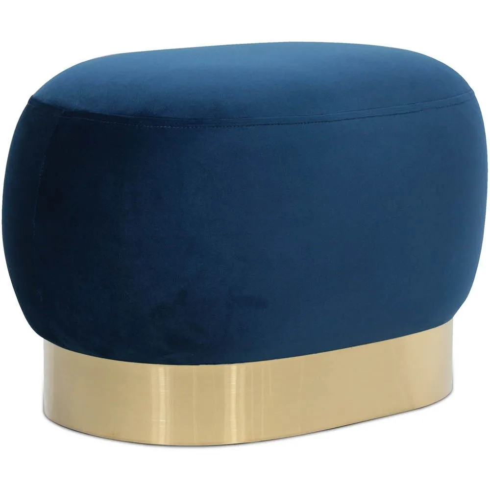 Pouf - Velvet and Metal - Luxe image 8