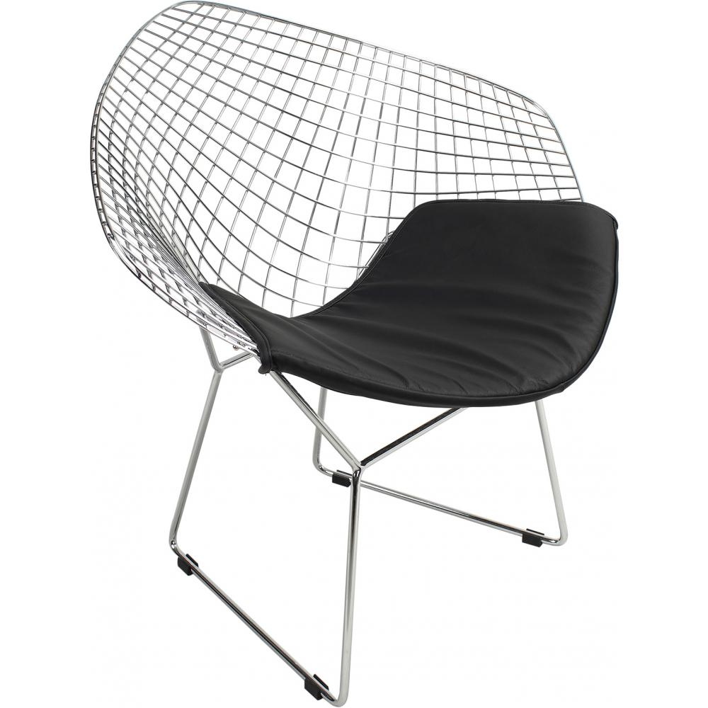 Buy Lounge Chair - Steel Design Chair - Berty Black 16443 - in the UK