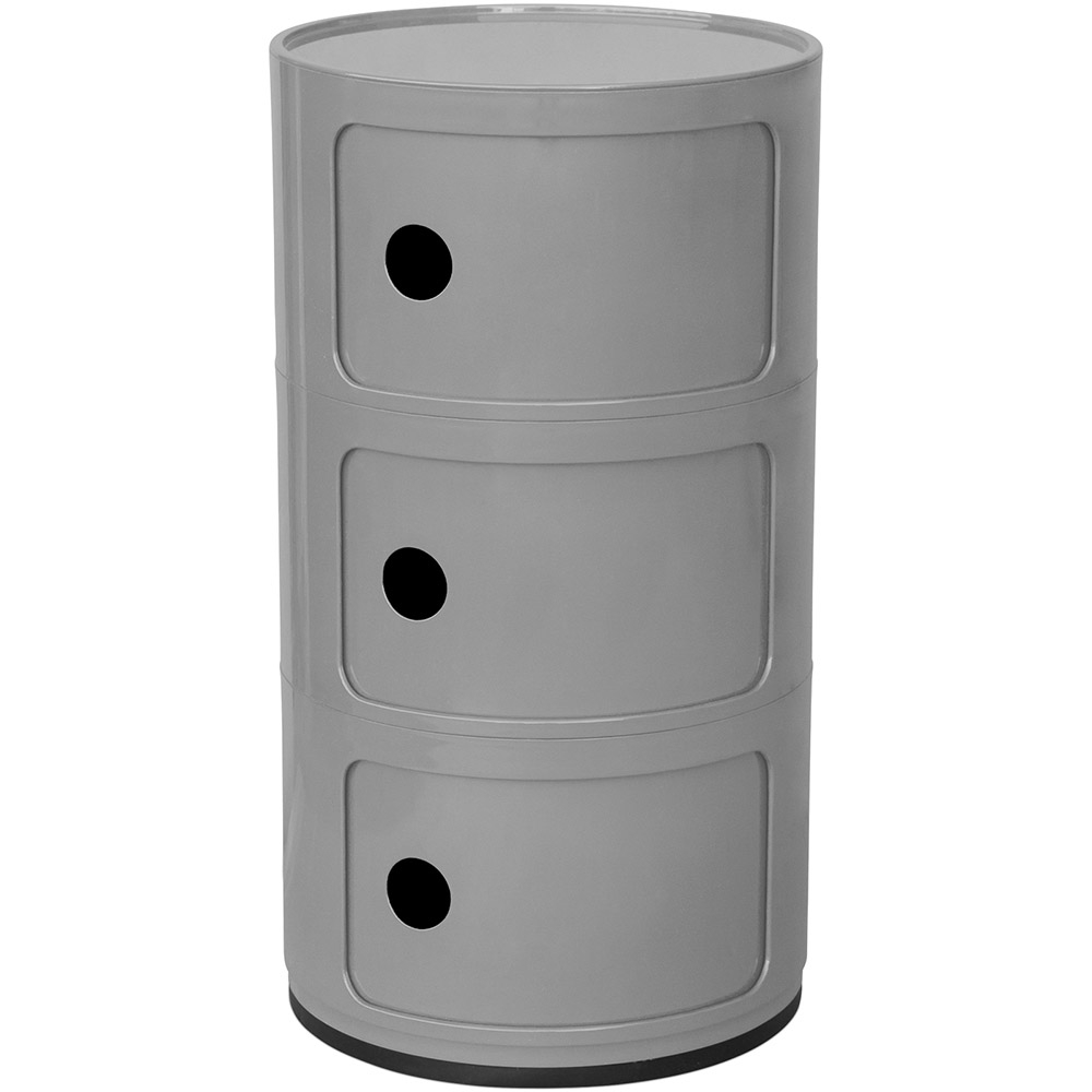  Buy Storage Container - 3 Drawers - New Caracas 3 Grey 60607 - in the UK