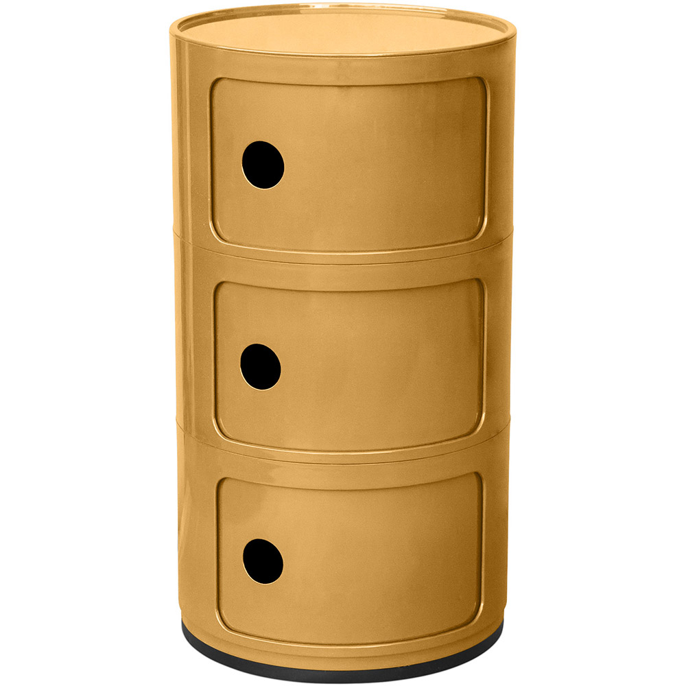  Buy Storage Container - 3 Drawers - New Caracas 3 Mustard 60607 - in the UK