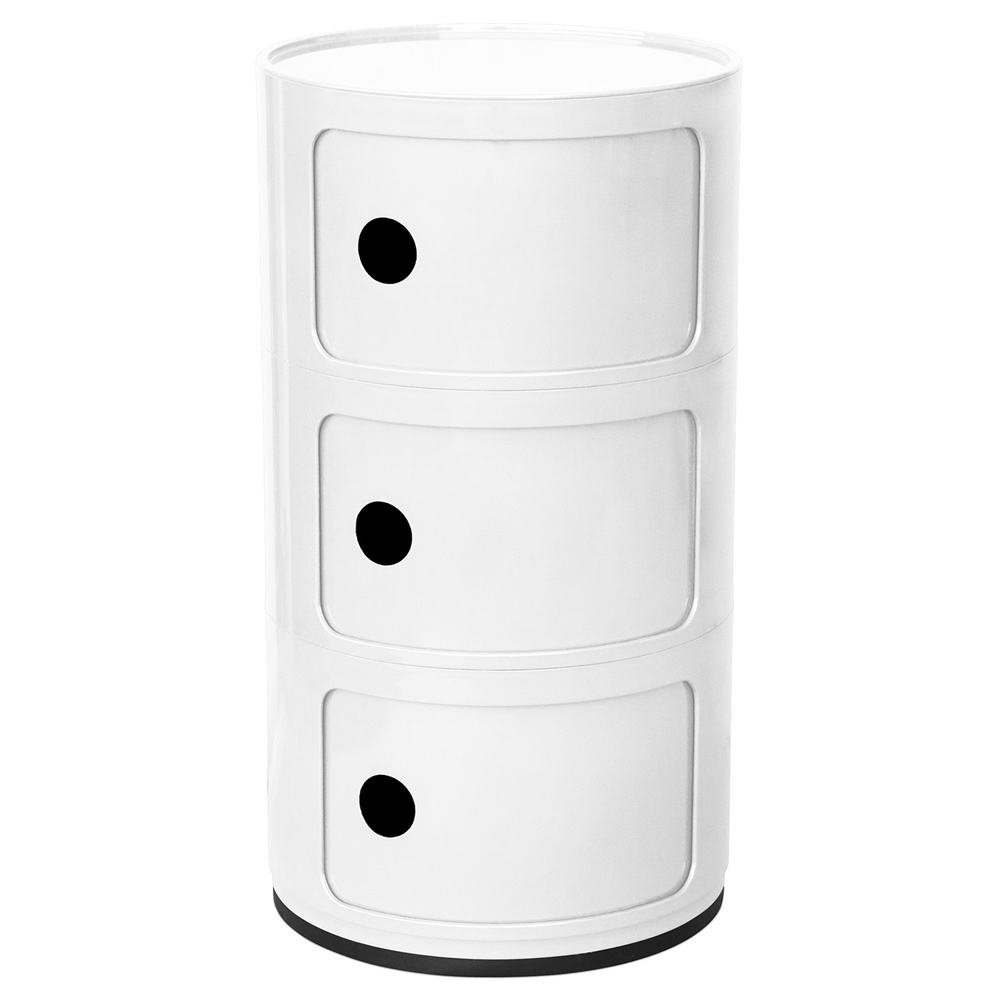  Buy Storage Container - 3 Drawers - New Caracas 3 White 60607 - in the UK