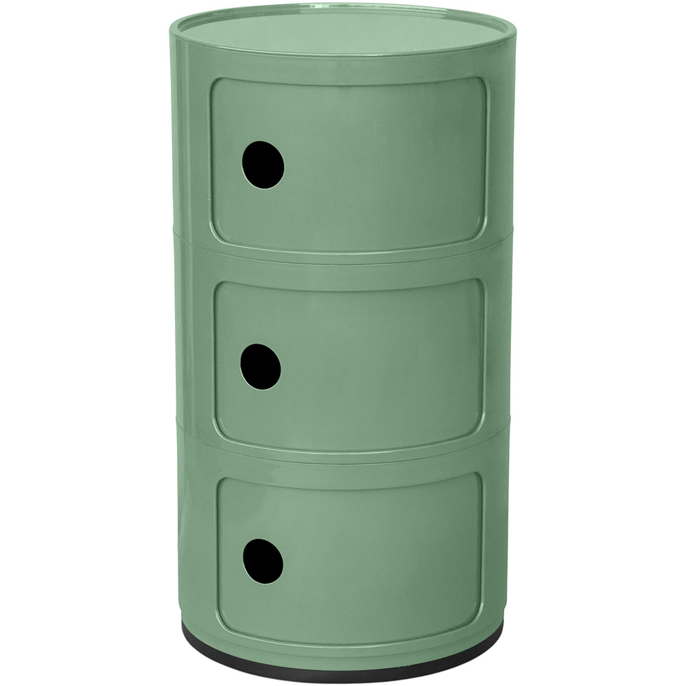  Buy Storage Container - 3 Drawers - New Caracas 3 Pastel green 60607 - in the UK