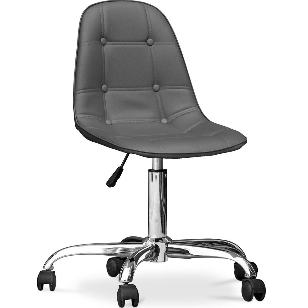  Buy Desk Chair with Wheels - Upholstered - Fery Grey 60616 - in the UK
