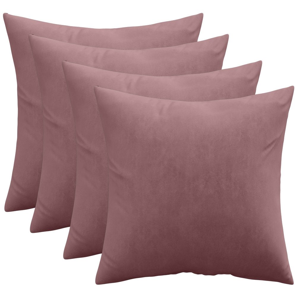 Pack of 4 velvet cushions - cover and filling - Mesmal image 8