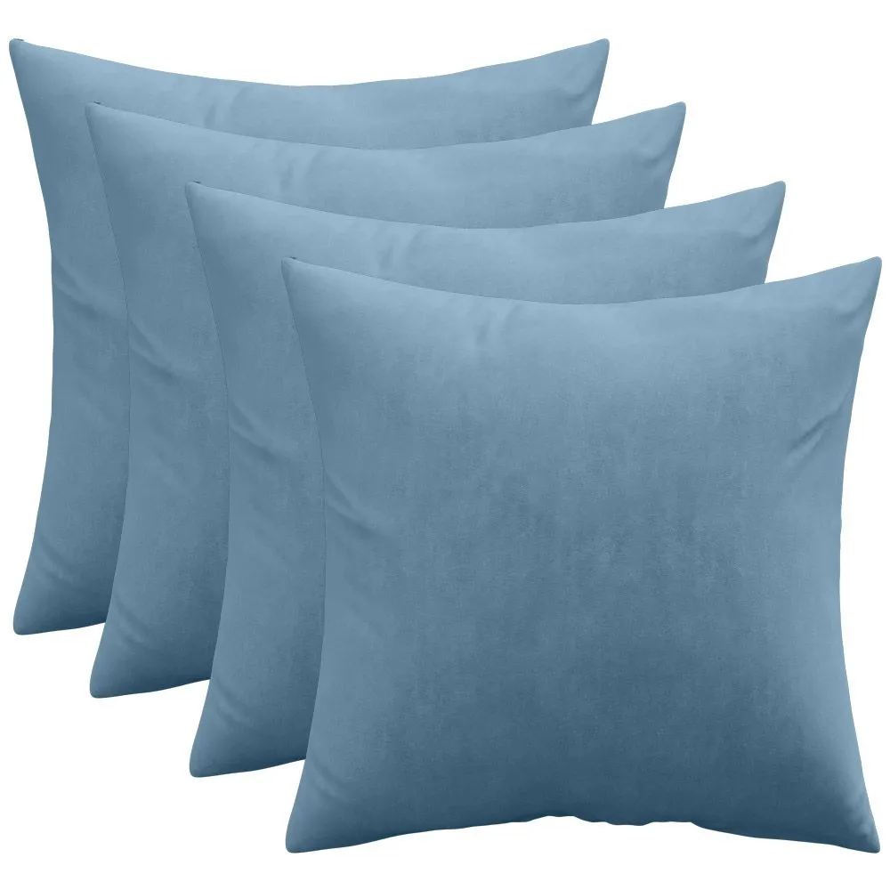 Pack of 4 velvet cushions - cover and filling - Mesmal image 8