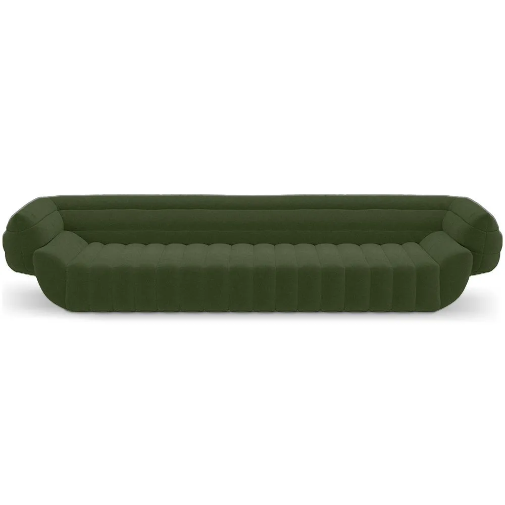Velvet Upholstered Sofa - 4/5 seats - Caden image 8